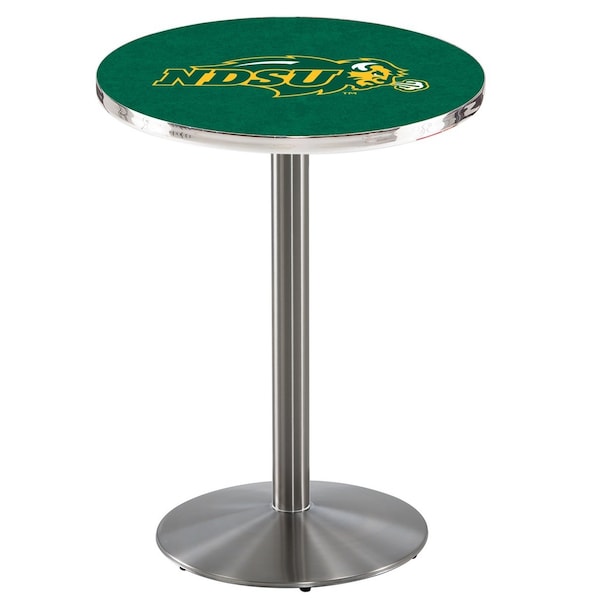 42" Stainless Steel North Dakota State Pub Table